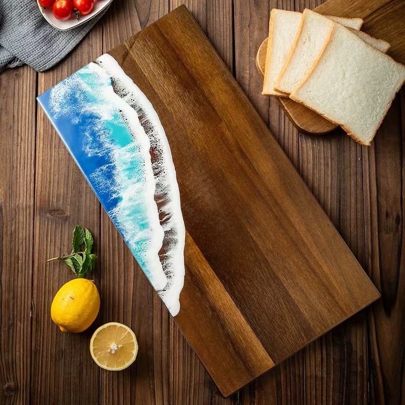 Meal Prep Cutting - Tábua de corte de madeira de