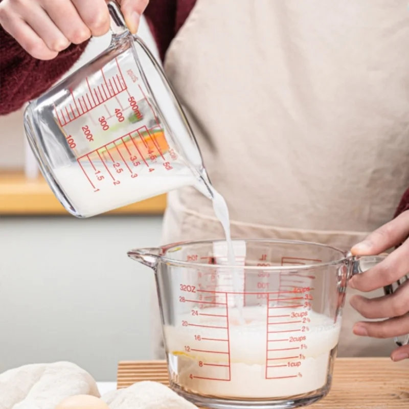Meal Prep Microwave - Copo de medição de vidro de