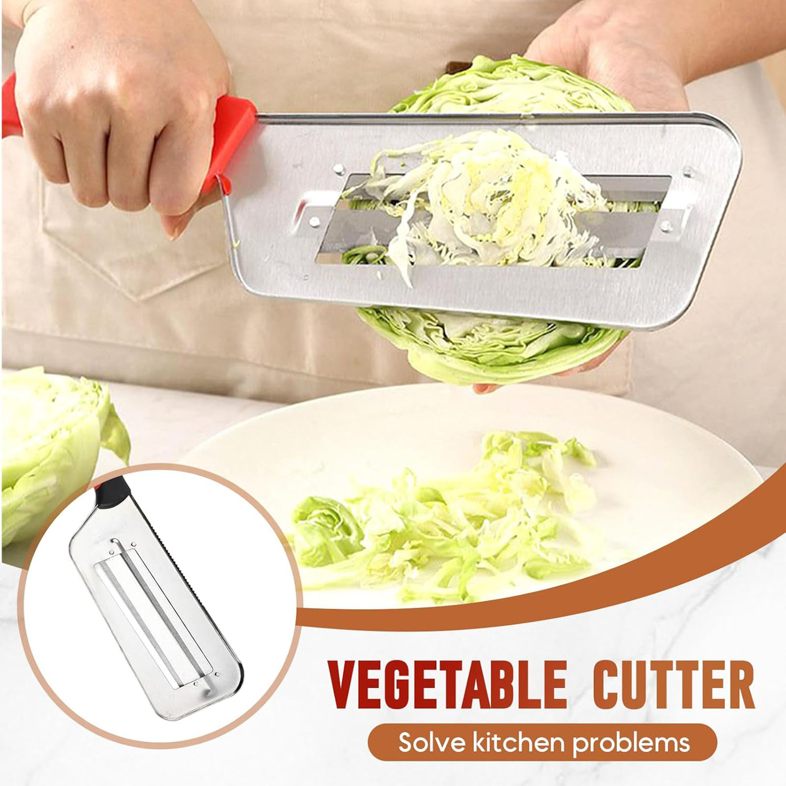 Meal Prep Easy - Ralador de Lâmina de 2 Camadas