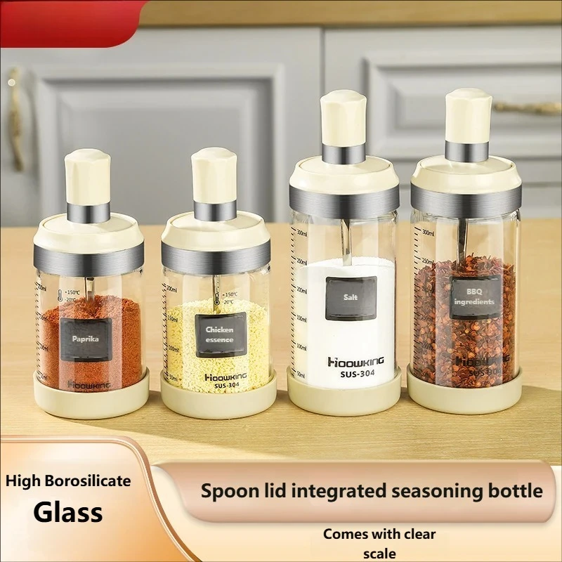 Herb Keeper Bottle - Conjunto de Potes de Vidro para