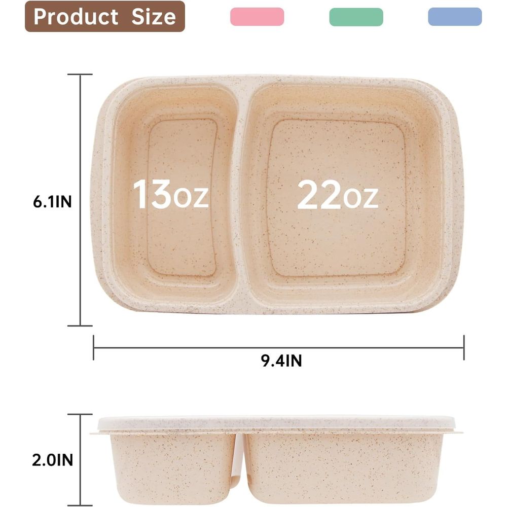 Conjunto de 4 Caixas de Almoço - Meal Prep Microwave avaliação e preço