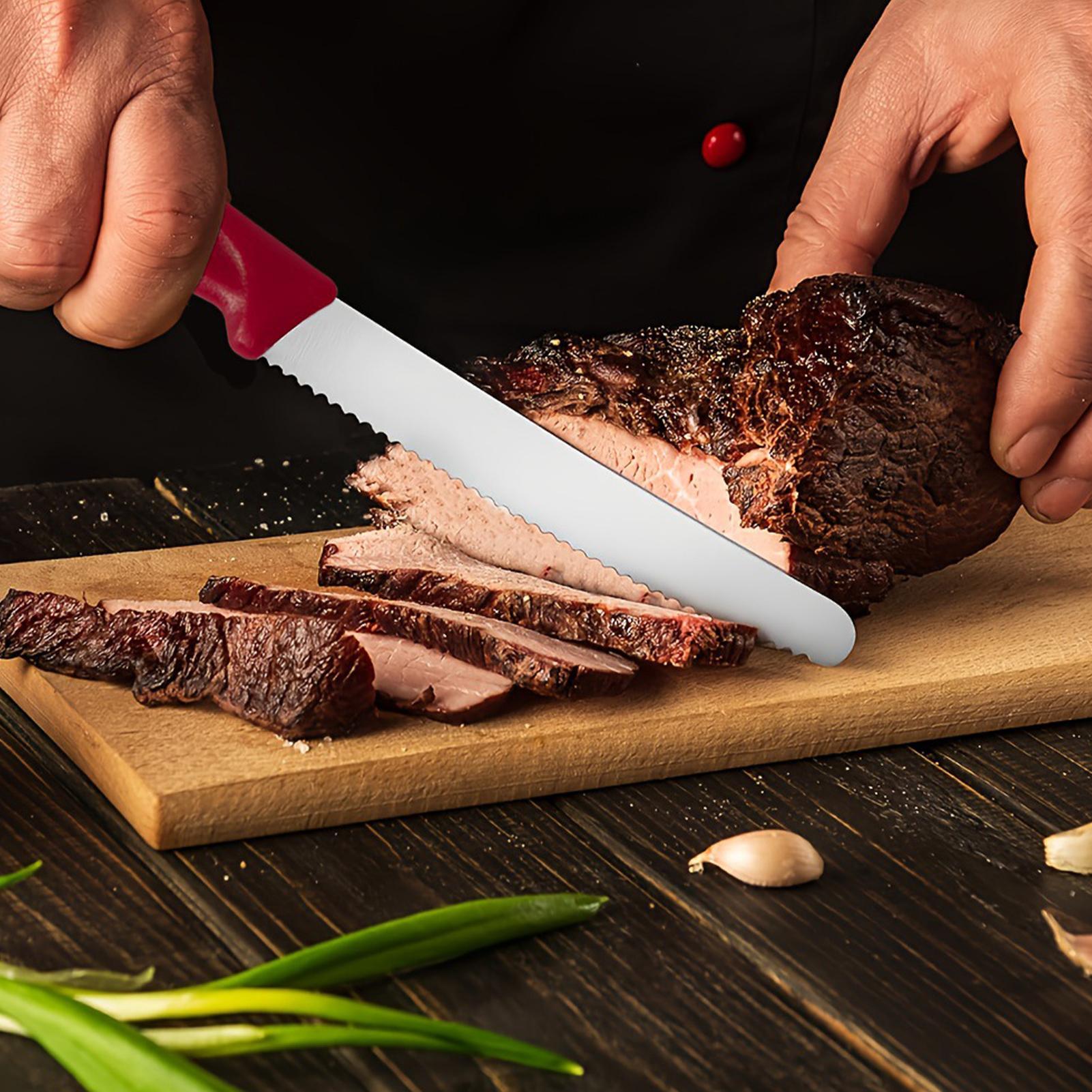 Cortador de bife serrilhado, 5 - Meal Prep Cutting avaliação e preço