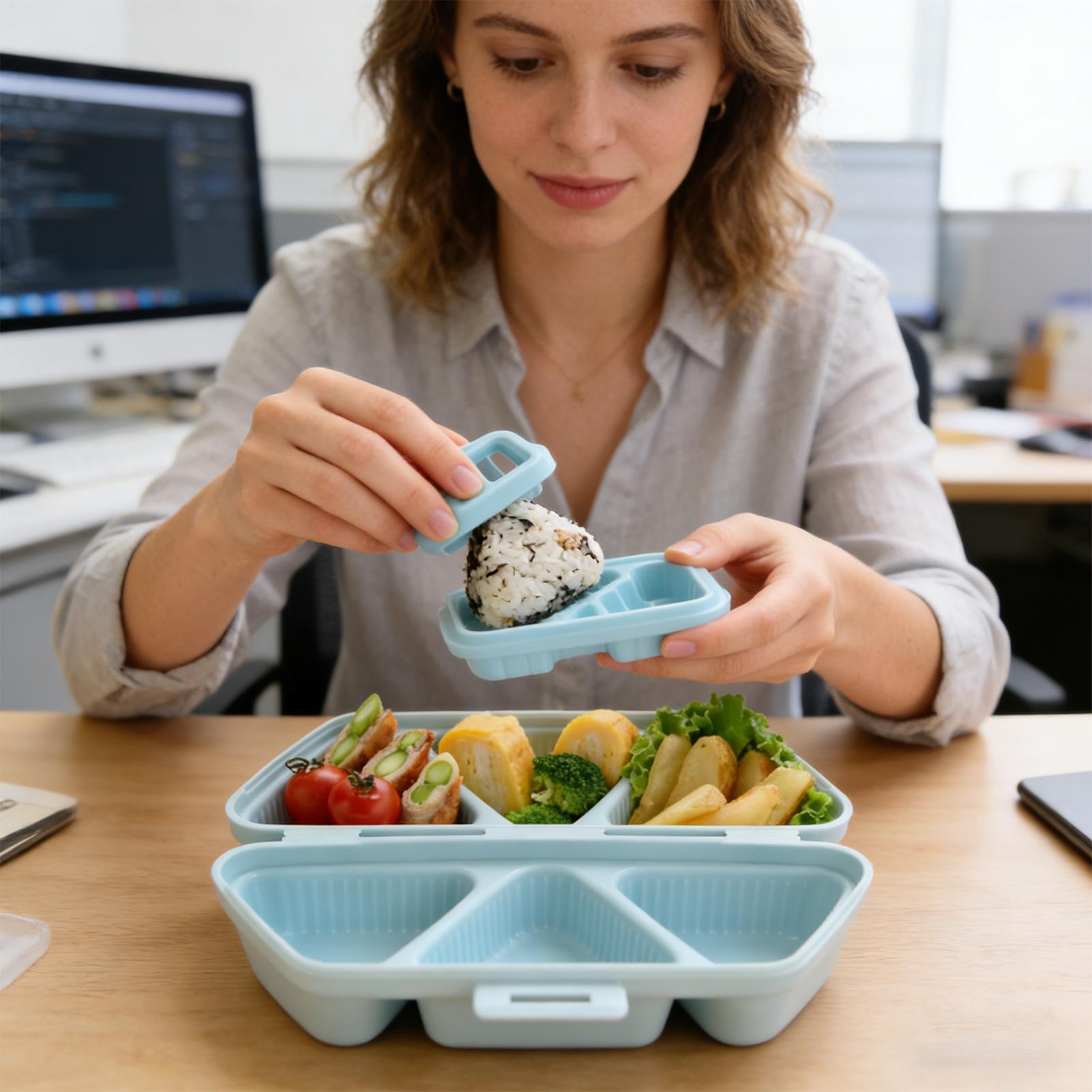 Molde de bola de arroz, 6 cavi - Meal Prep Japanese avaliação e preço