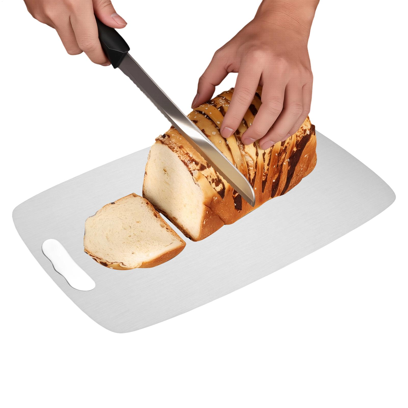 Tábua de Corte de Aço Inoxidáv - Meal Prep Cutting avaliação e preço