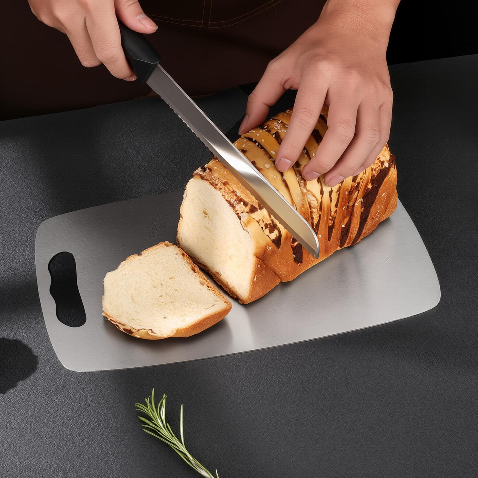 Tábua de Corte de Aço Inoxidáv - Meal Prep Cutting avaliação e preço