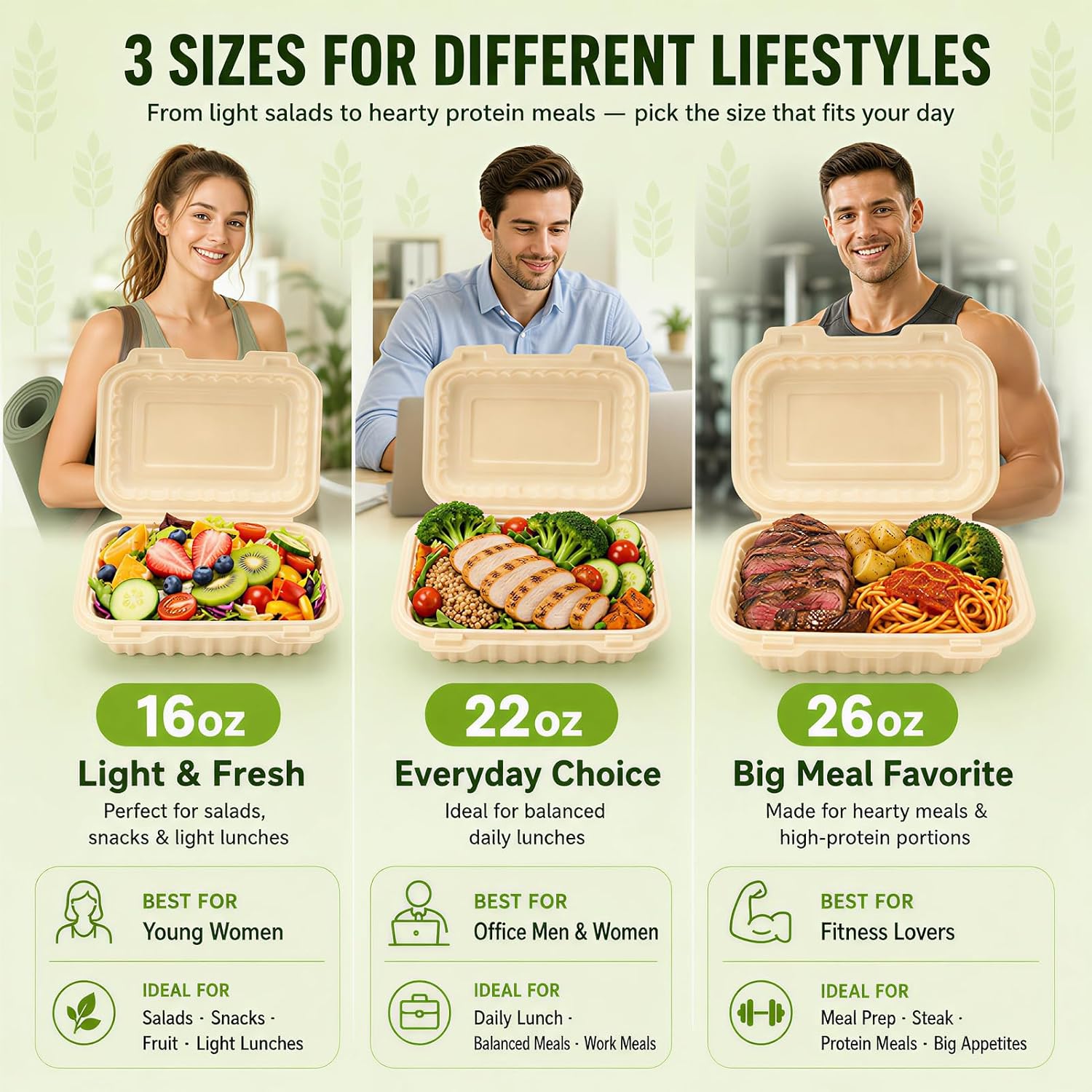 Pacote com 50 Recipientes Clam - Meal Prep Microwave avaliação e preço