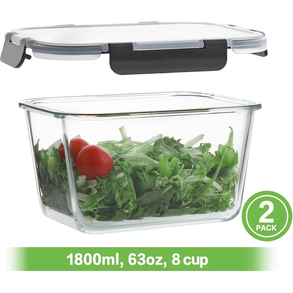 Conjunto de 4 Recipientes de V - Meal Prep Microwave avaliação e preço