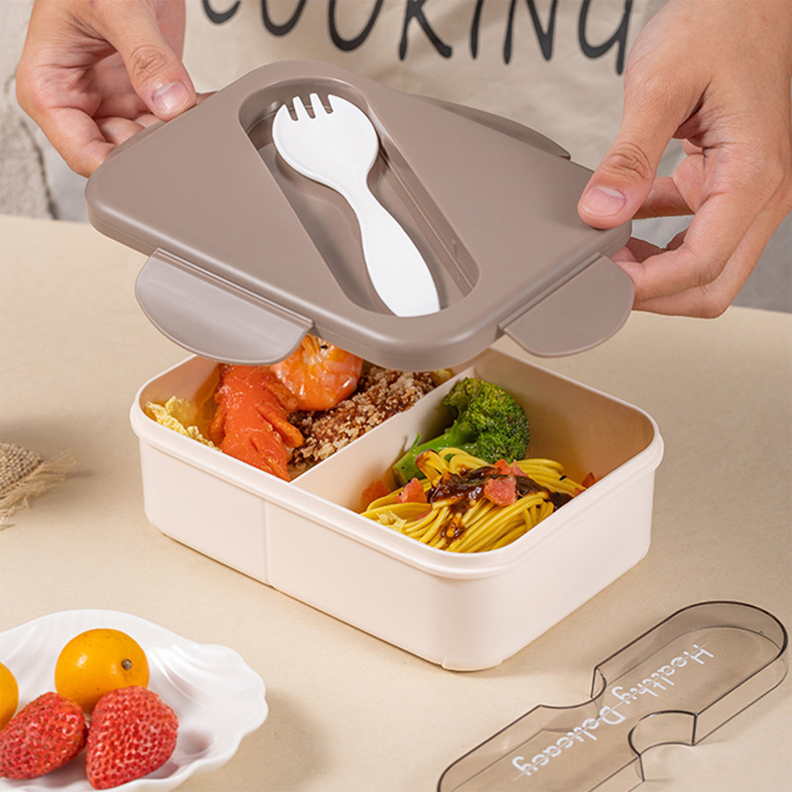 Lancheira de estudante com gar - Meal Prep Microwave avaliação e preço