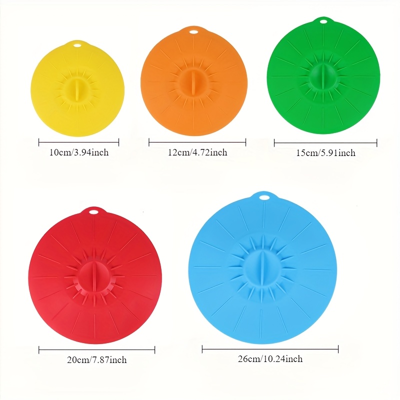 Conjunto de 5 Tampas de Silico - Meal Prep Microwave avaliação e preço