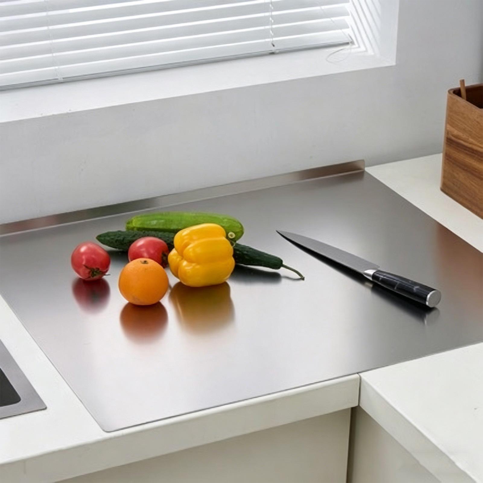 Tábua de corte de aço inoxidáv - Meal Prep Cutting avaliação e preço