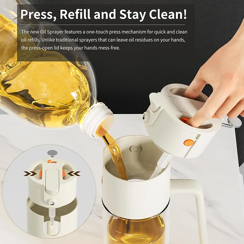 Spray de Óleo para Cozinha, Di - Herb Keeper Bottle avaliação e preço