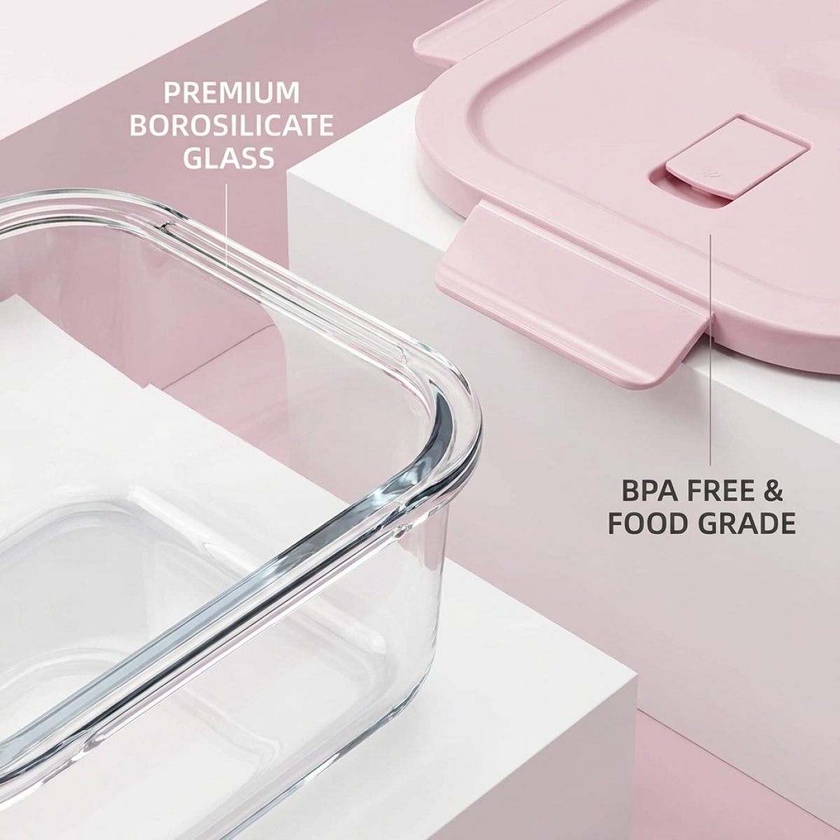 Conjunto de 2 Recipientes de V - Meal Prep Healthy Lunch avaliação e preço