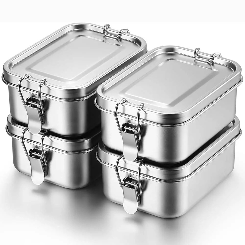 Caixa bento de aço inoxidável, - Meal Prep Microwave avaliação e preço